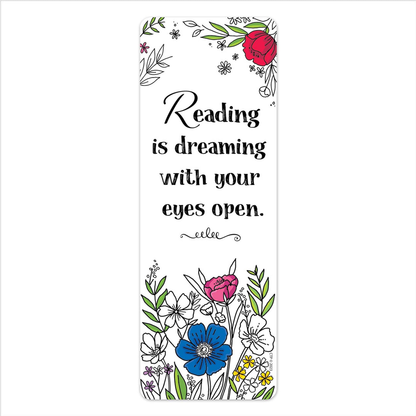 Bright Blooms Bookmark, Pack of 30