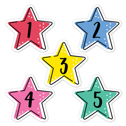 Star Bright Calendar Days Top Classroom Decorating Accents, 35 Per Pack, 6 Packs