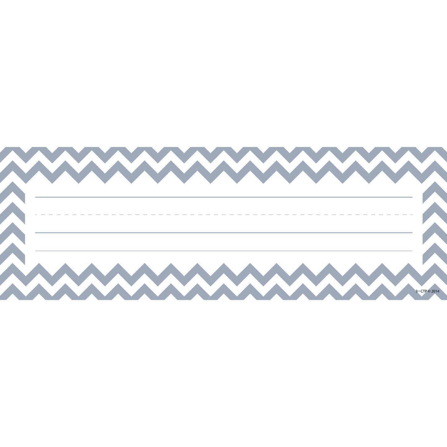 Chevron Solids Name Plates, 36 Per Pack