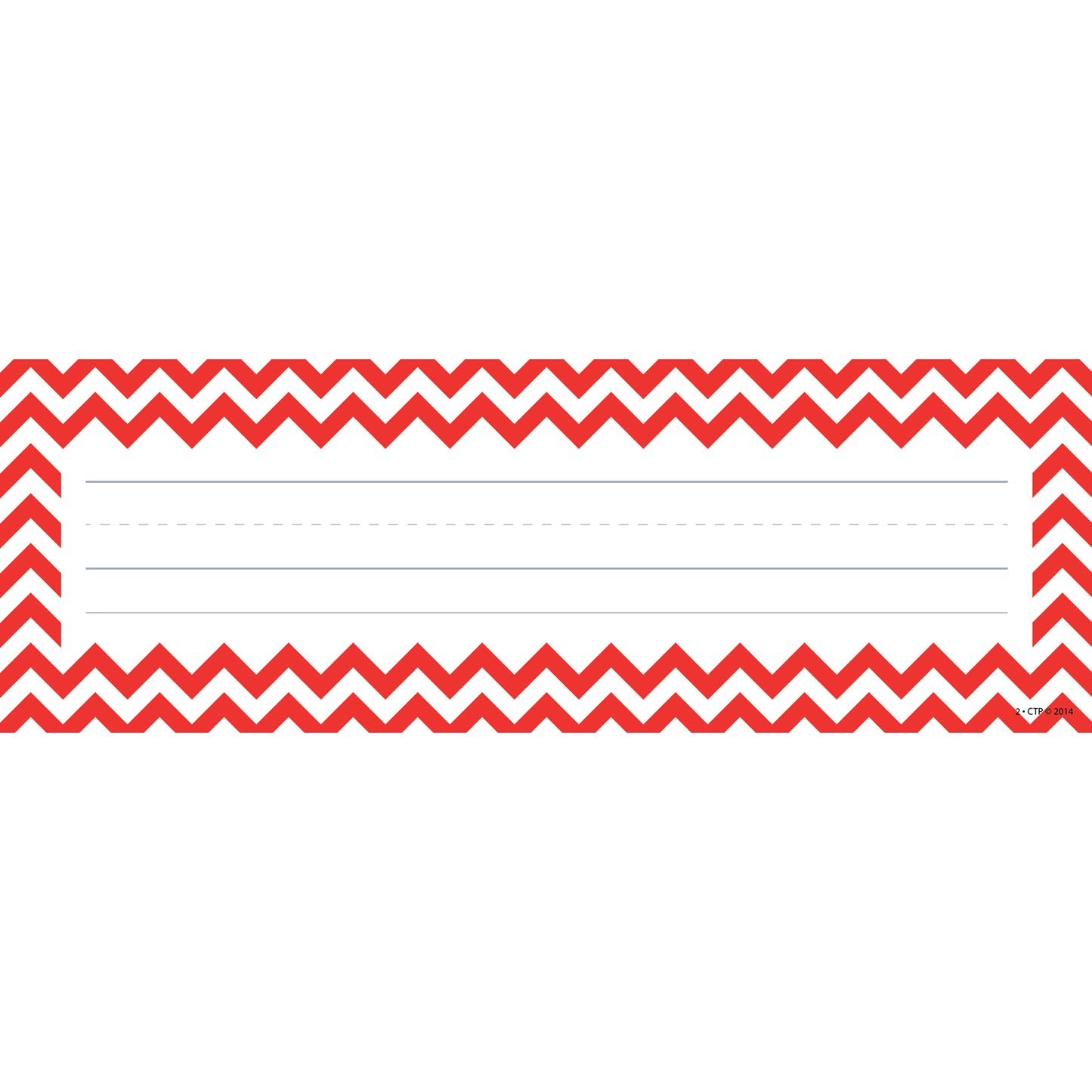 Chevron Solids Name Plates, 36 Per Pack