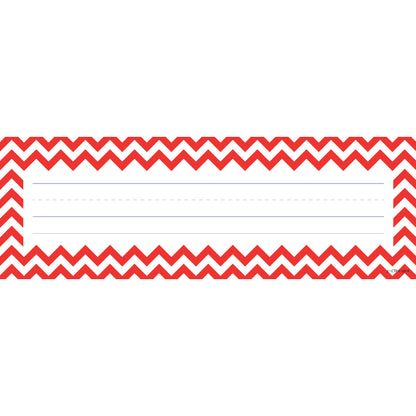Chevron Solids Name Plates, 36 Per Pack