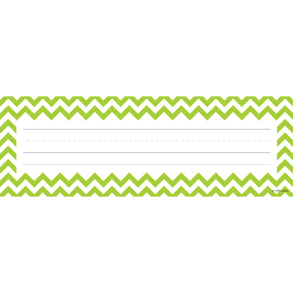 Chevron Solids Name Plates, 36 Per Pack