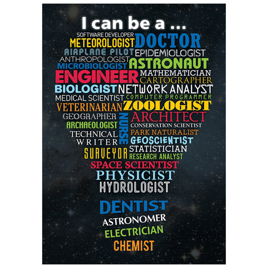 (6 EA) STEM CAREERS POSTER