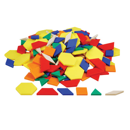 Pattern Blocks - Plastic - Set of 250