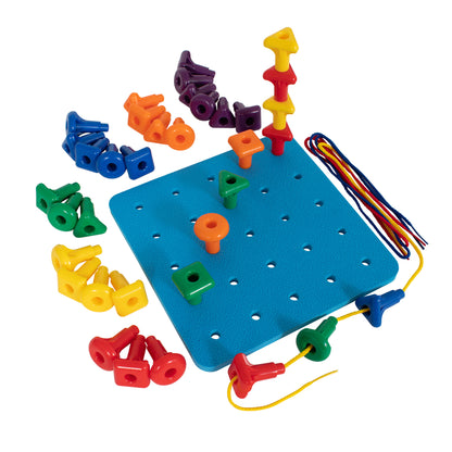 Stacking Shape Pegs & Pegboard Set