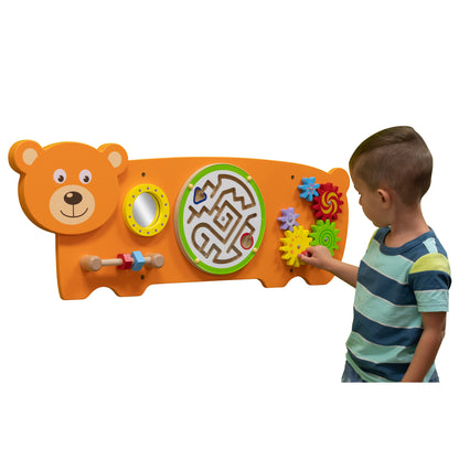 Bear Activity Wall Panel - 18m+ - Toddler Activity Center