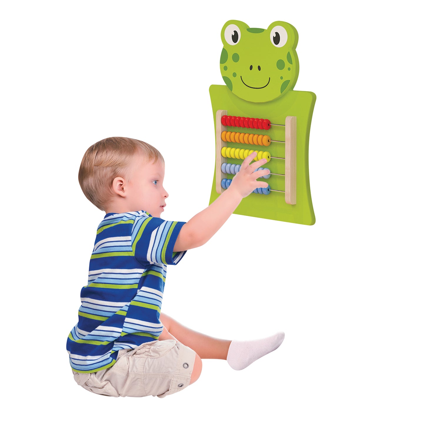 Frog Activity Wall Panel - Toddler Activity Center
