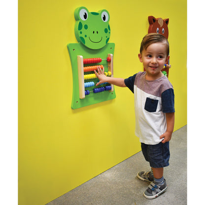 Frog Activity Wall Panel - Toddler Activity Center