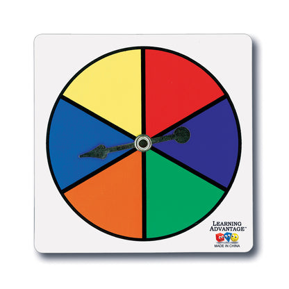 Six-Color Spinner, 5 Per Pack, 6 Packs