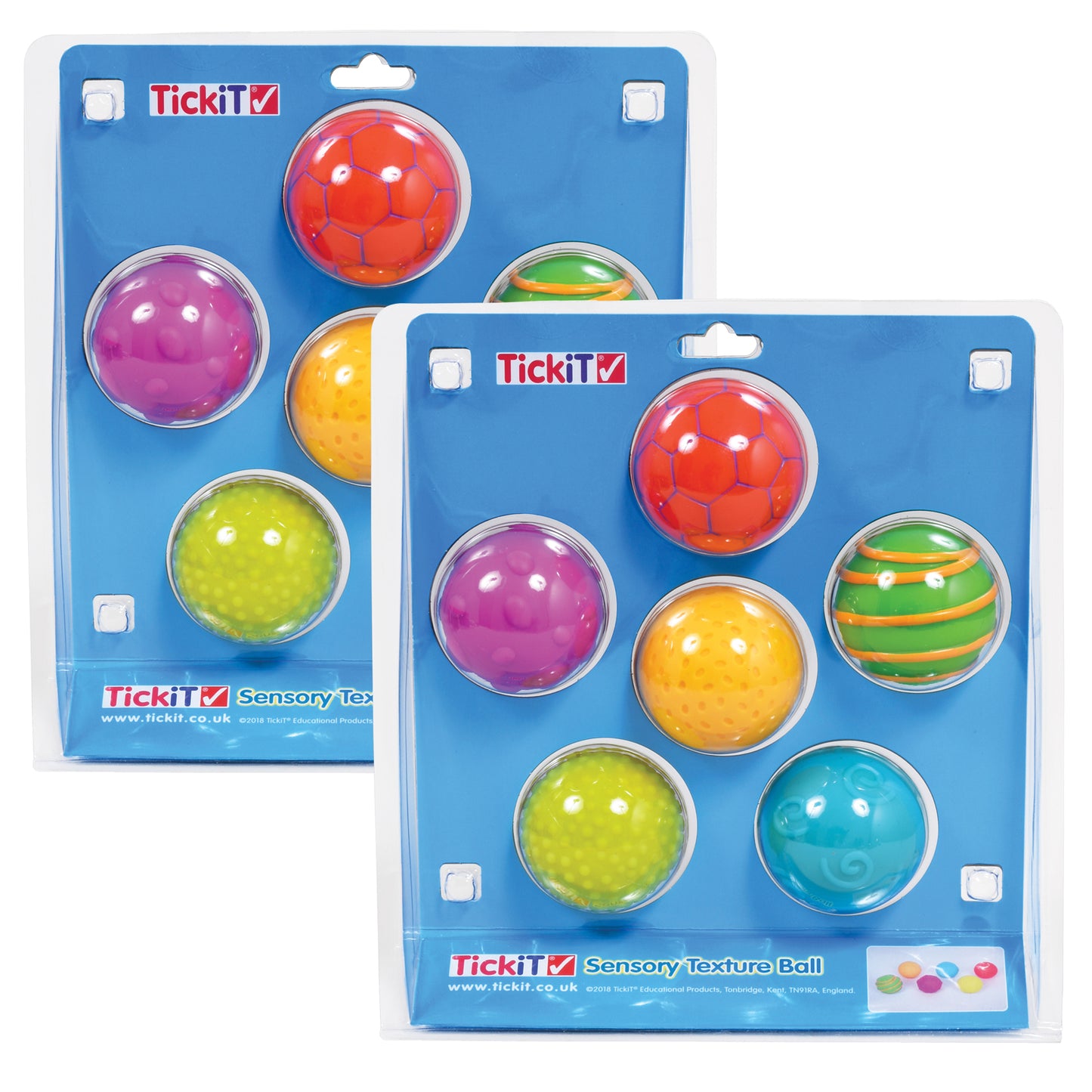 Sensory Texture Balls, Pack of 2