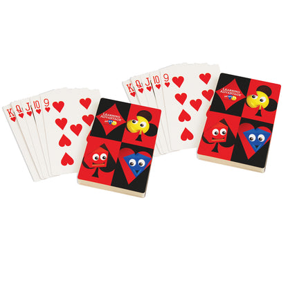 Giant Playing Cards, 4.50" x 6.75", 52 Per Pack, 2 Packs