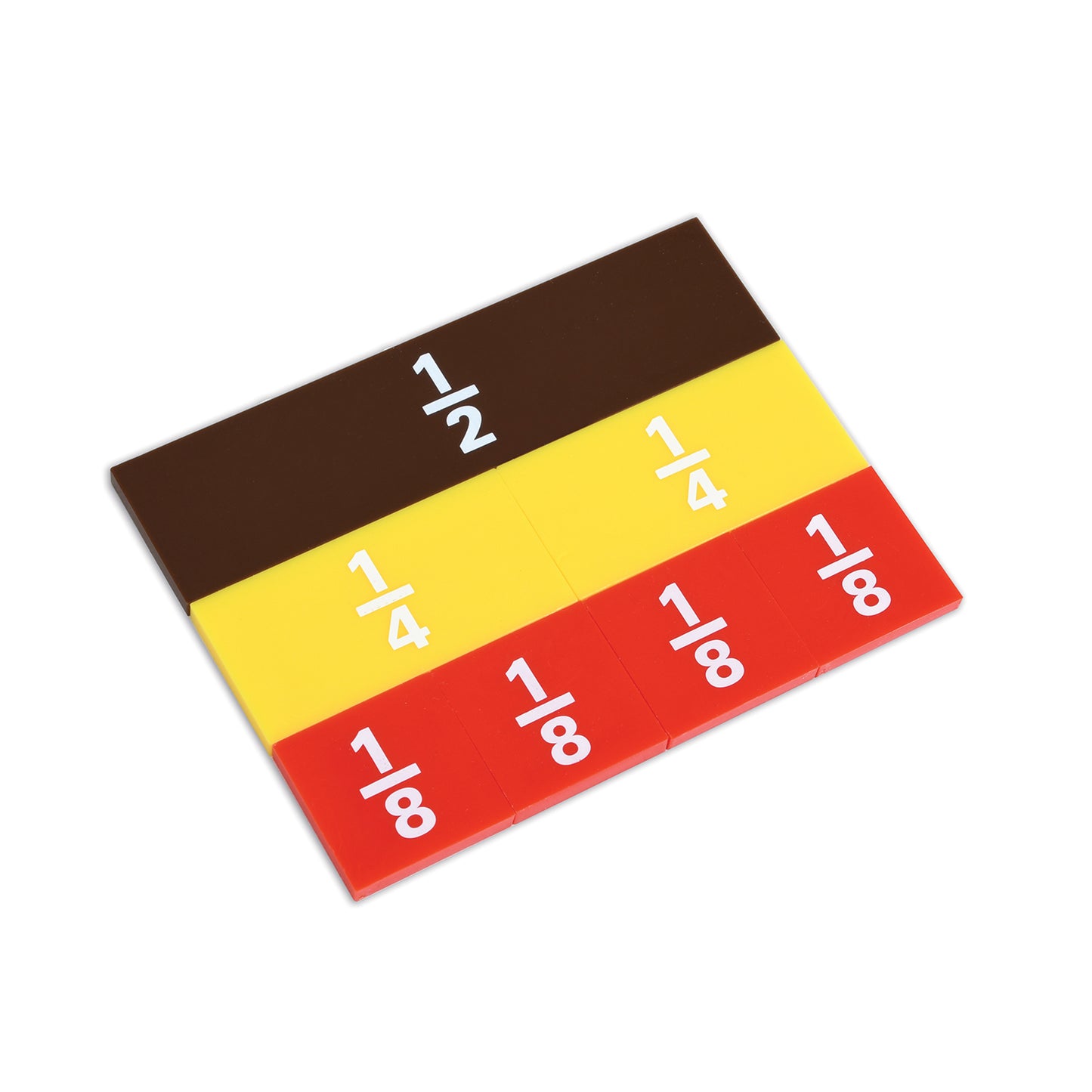 Fraction Tiles with Work Tray Set