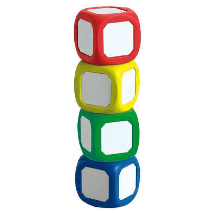 Write-On Wipe-Off Dice - Small - Set of 4