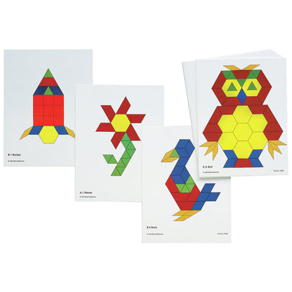 Pattern Block Activity Cards - 20 Per Set - 3 Sets