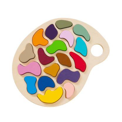 Artist Palette Puzzle - Wooden Puzzle