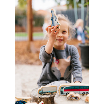 Getting Around Wooden Blocks - Set of 16 - Ages 2+