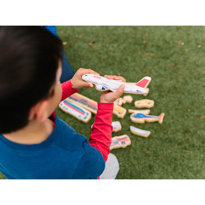 Getting Around Wooden Blocks - Set of 16 - Ages 2+