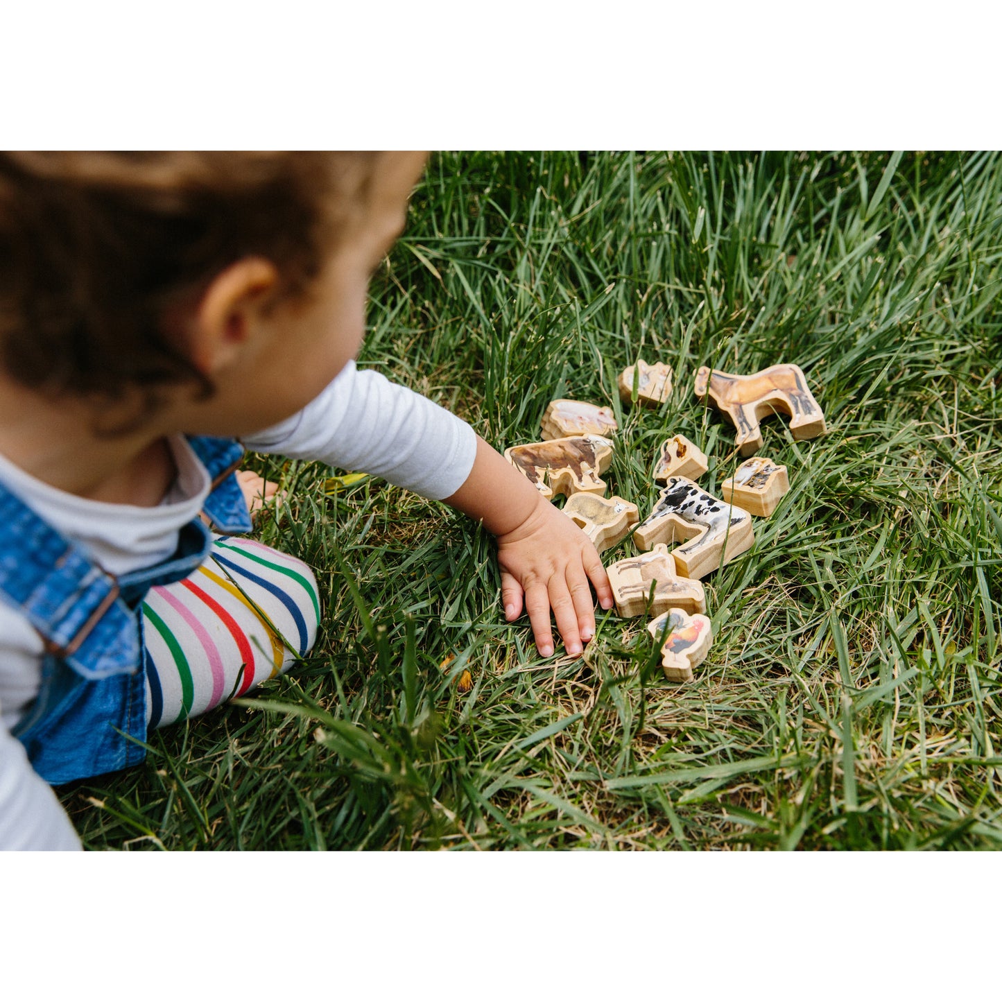 My Farm Animals Wooden Blocks - Set of 10 - Ages 1+