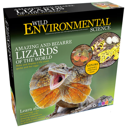 Amazing and Bizarre Lizards of the World - For Ages 6+ - Create and Customize Models and Dioramas - Study the Most Extreme Animals