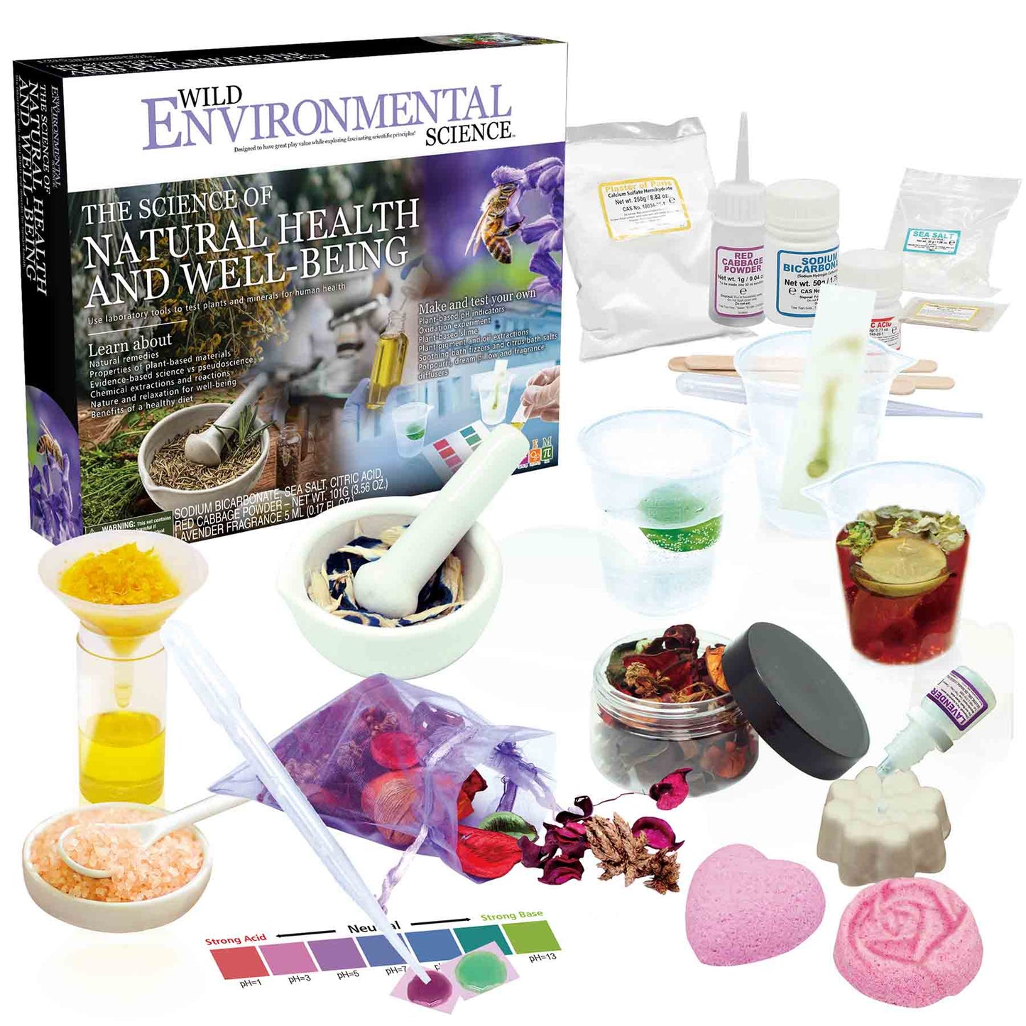 Natural Health and Well-Being - STEM Kit for Ages 8+ - Make Your Own Dream Pillow, Potpourri, Fragrance Diffusers and More