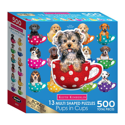 Pups in Cups Multi Shaped Puzzles