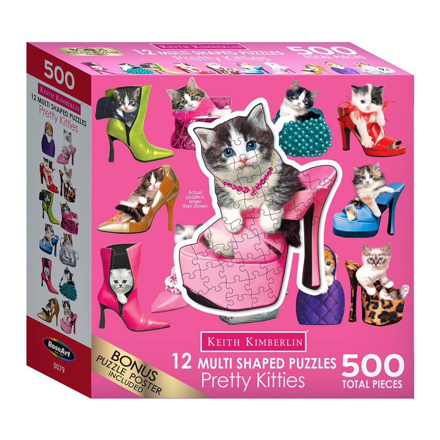 Pretty Kitties Multi Shaped Puzzles