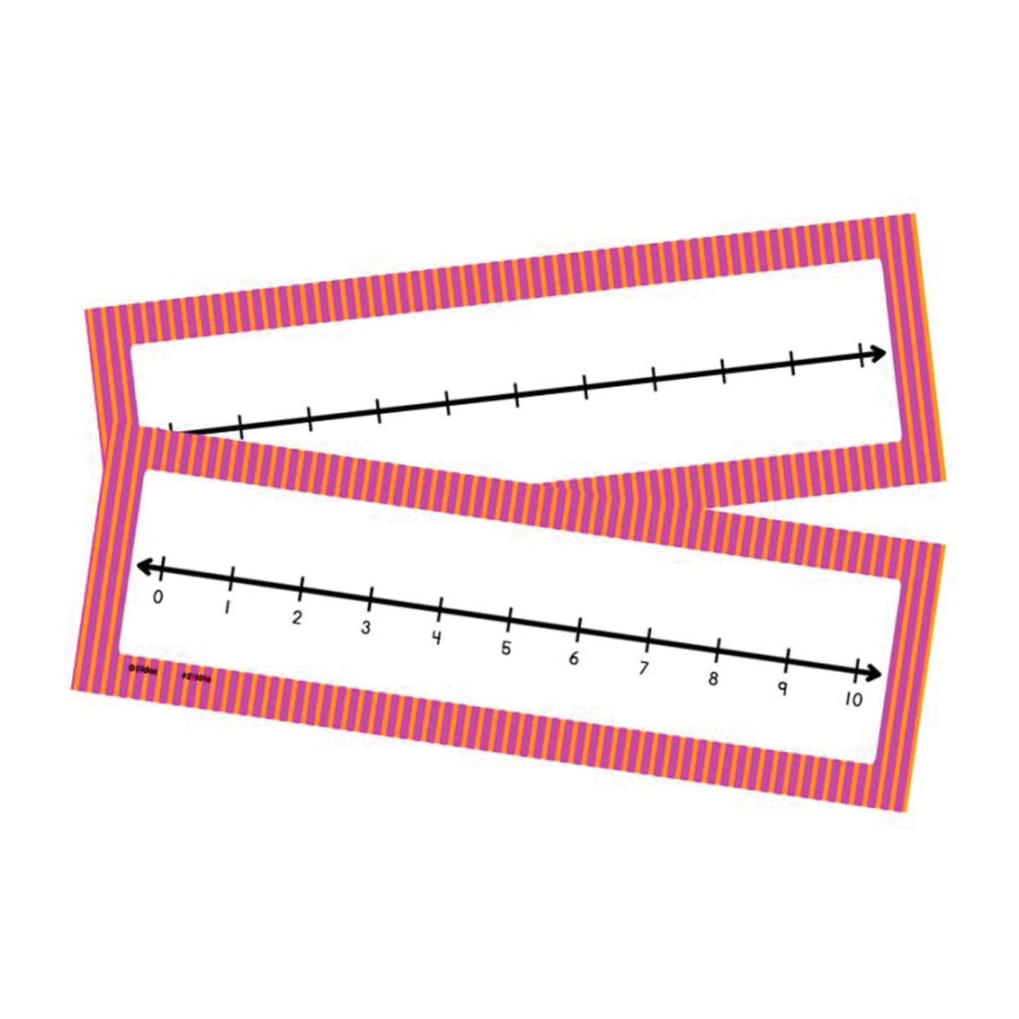 0-10 Student Number Lines, Set of 10