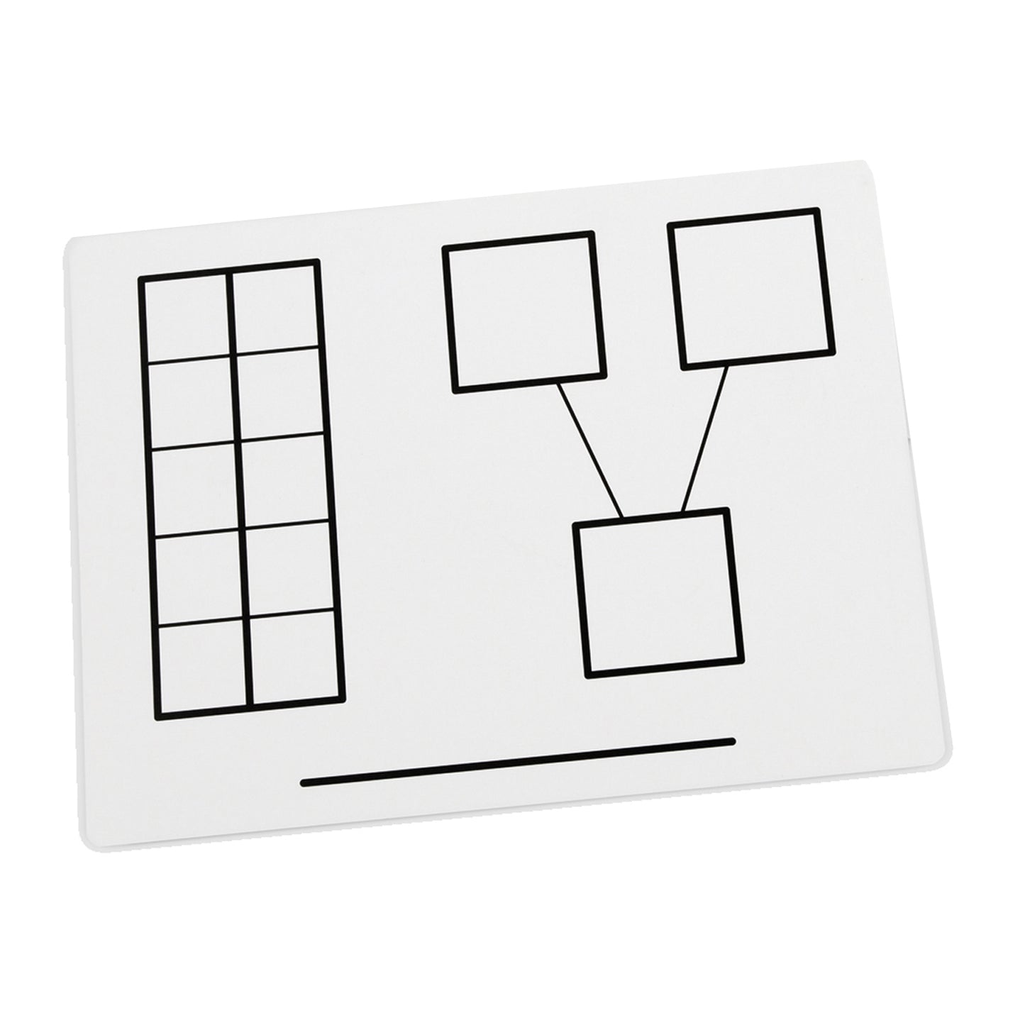 Write-On/Wipe-Off Ten-Frame Mats, Set of 10