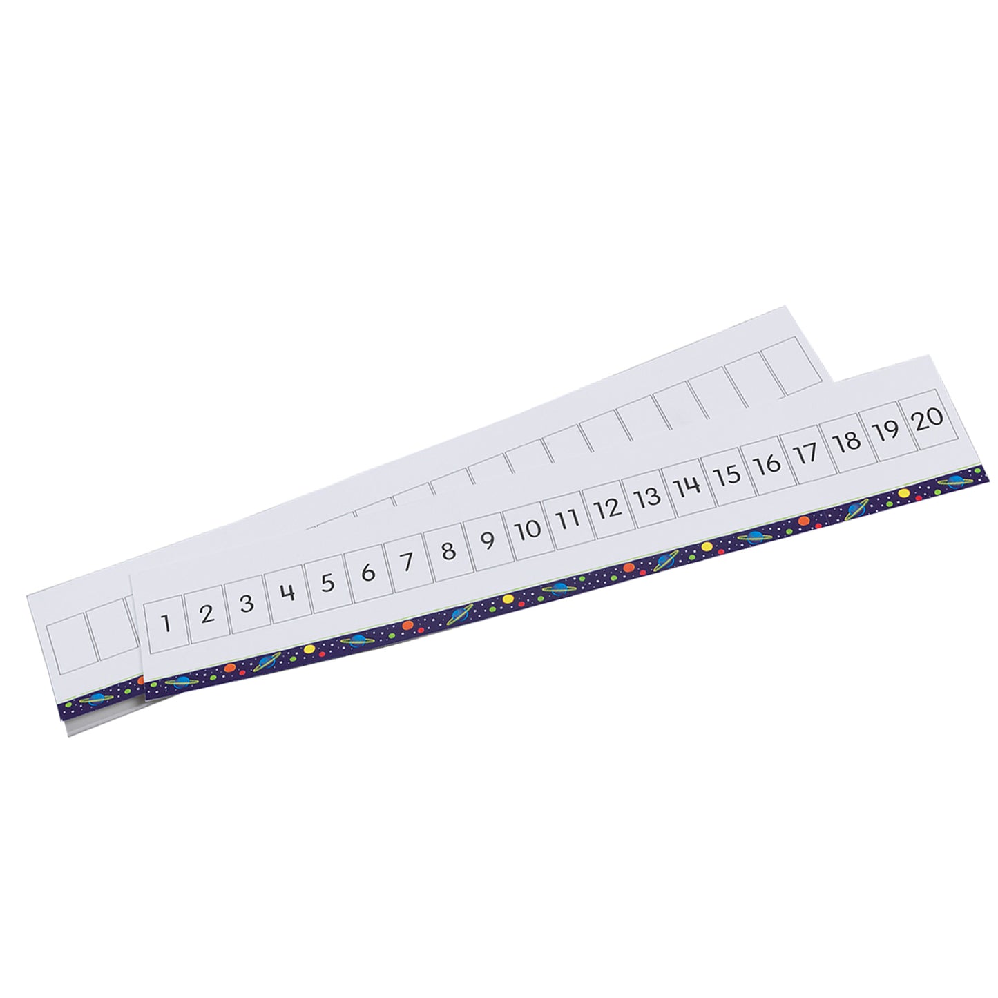 Write-On/Wipe-Off 1-20 Number Path, 10/pk, Set of 3pks