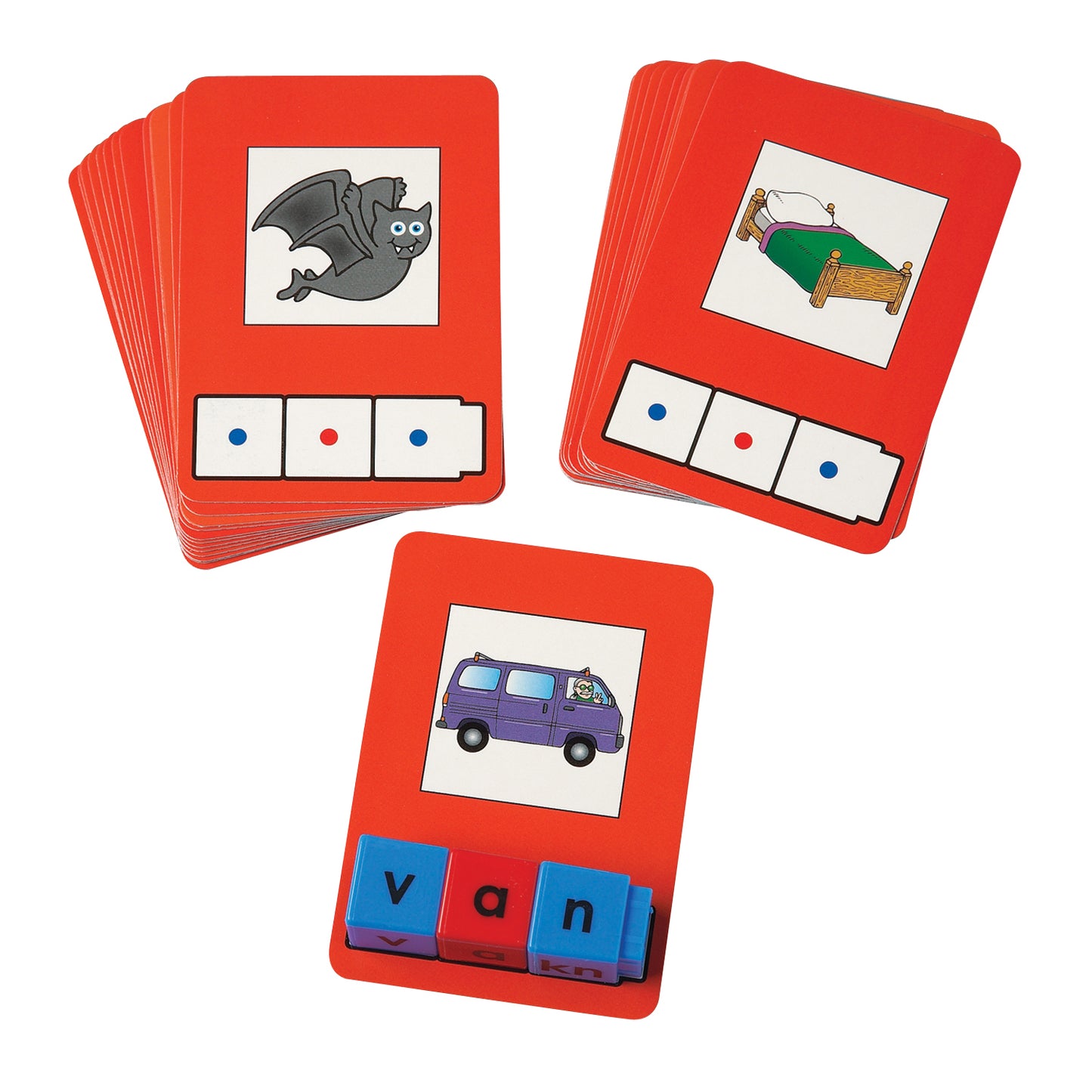 CVC Word Building Cards, 24 Cards