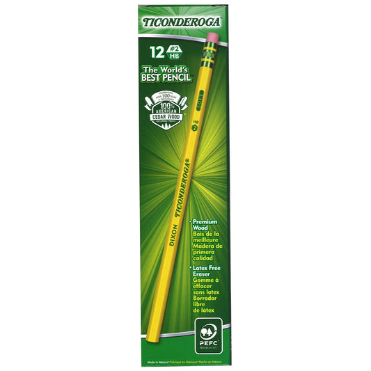 No. 2 Pencils, Unsharpened, Pack of 12