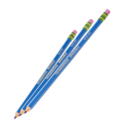 Erasable Colored Pencils™, Blue, 12 Per Pack, 2 Packs