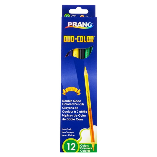 Duo Colored Pencils, 12 Color Set