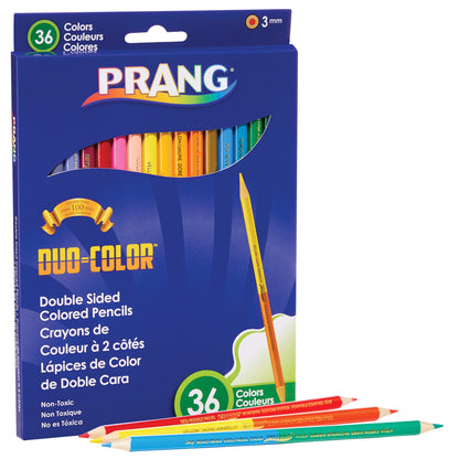 Duo Colored Pencils, 36 Color Set, 3 Sets