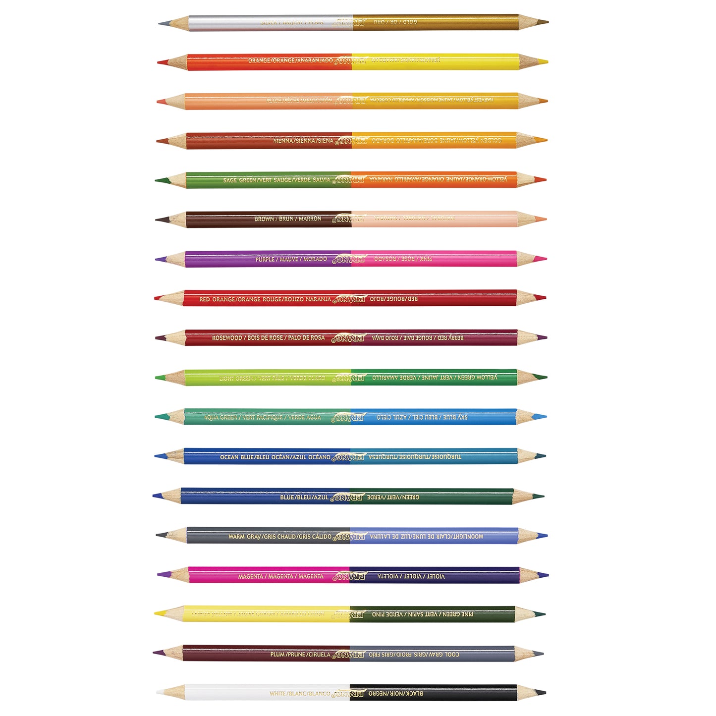 Duo Colored Pencils, 36 Color Set, 3 Sets