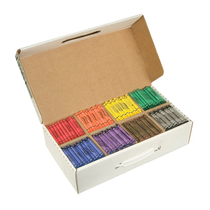 Crayons Master Pack, 8 Colors (100 Each), 800 Count