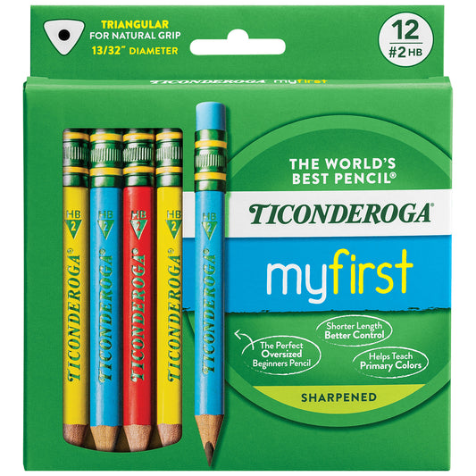 12ct Asst Color First Short Pencil