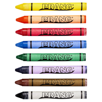 Crayons, Large, Lift Lid Box, 8 Colors Per Box, 12 Boxes