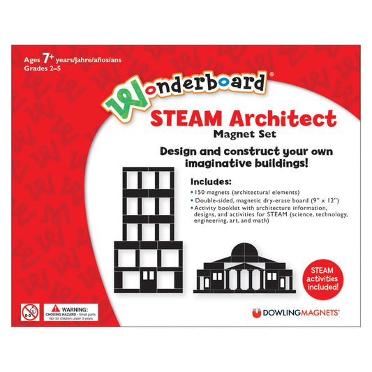 Wonderboard STEAM Architect Magnet Set