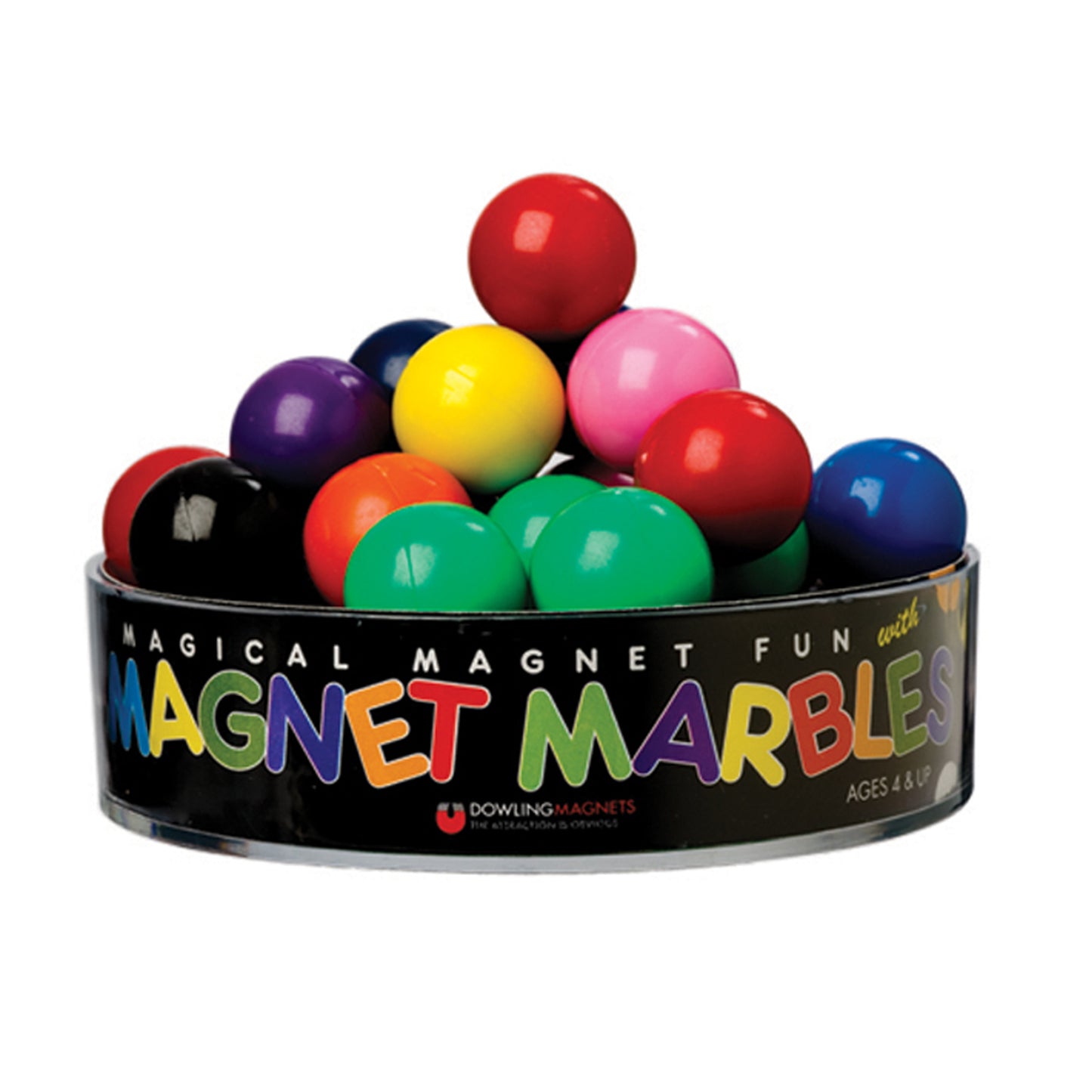 Magnet Marbles, Assorted Solid Colors, 20 Per Pack, 6 Packs