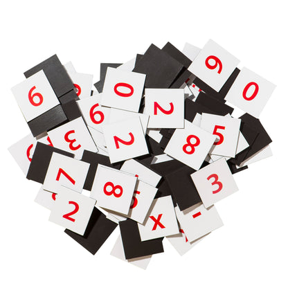 Magnet Numerals, 100 Per Set, 6 Sets