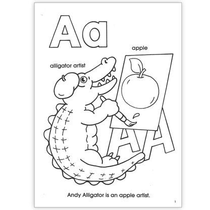 ABC Coloring Book, Pack of 6