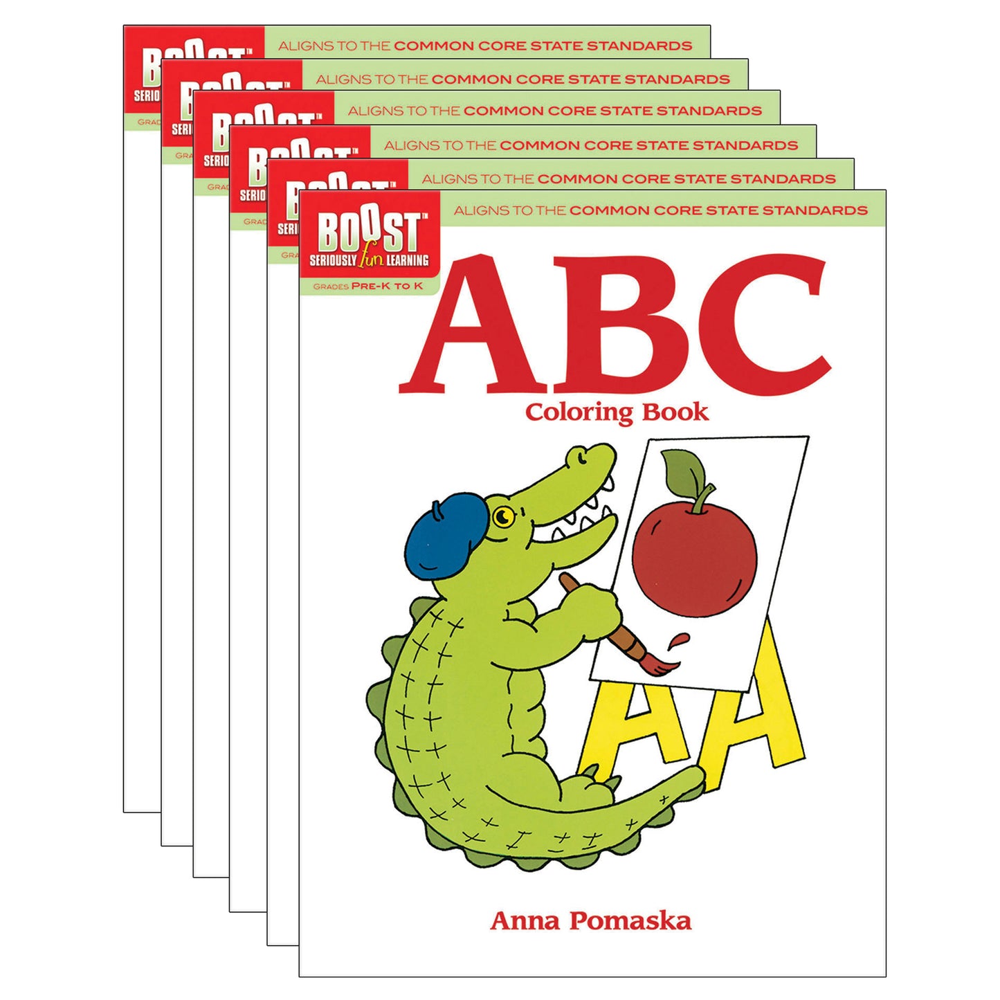 ABC Coloring Book, Pack of 6