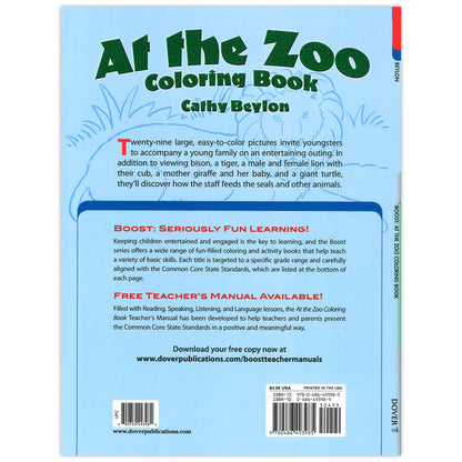 At the Zoo Coloring Book, Pack of 6