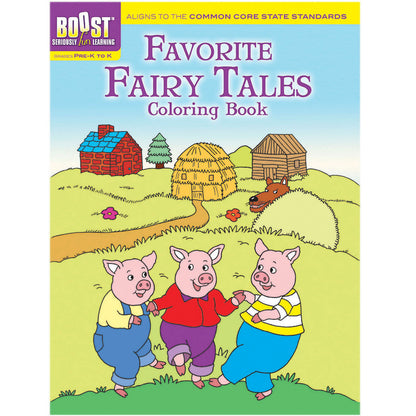 Favorite Fairy Tales Coloring Book, Pack of 6