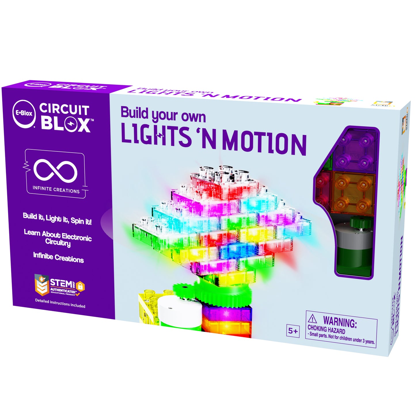 Circuit Blox™ Single Student Set, Lights 'N Motion Geared Motor