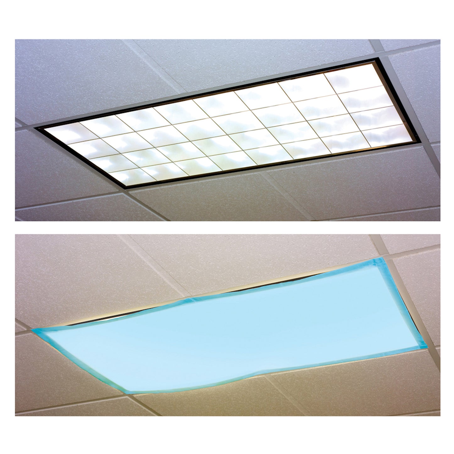 Classroom Light Filters, Tranquil Blue, Set of 4