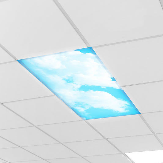 Classroom Light Filters, 2' x 4', Clouds, Set of 4