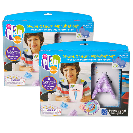 Playfoam® Shape & Learn Alphabet Set, 2 Sets