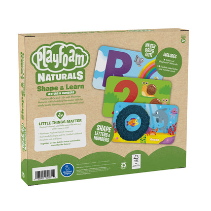 Playfoam® Naturals Shape & Learn Letters & Numbers